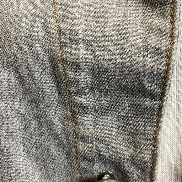 ARMANI JEANS BUCKLE DENIM FIELD JACKET - Picture 4 of 16